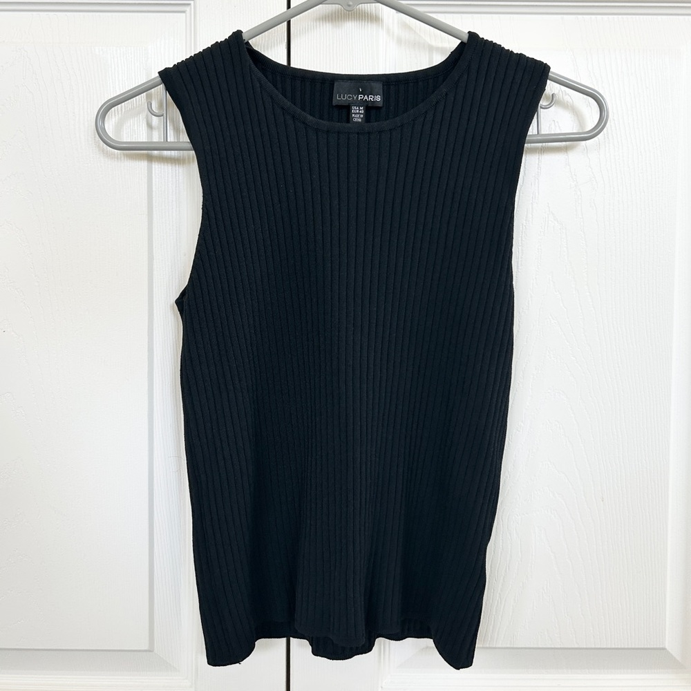 Lucy Paris Women’s Medium Black Tank Top
